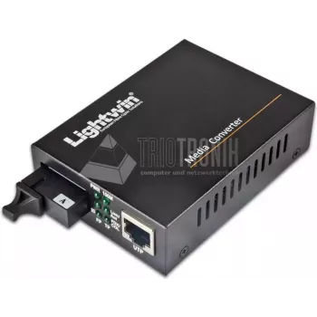Lightwin Fast Ethernet WDM-muundur 100Base-LX, ühemoodiline, 20 km meediamuundur (LWC-10/100-SF-S20-A)