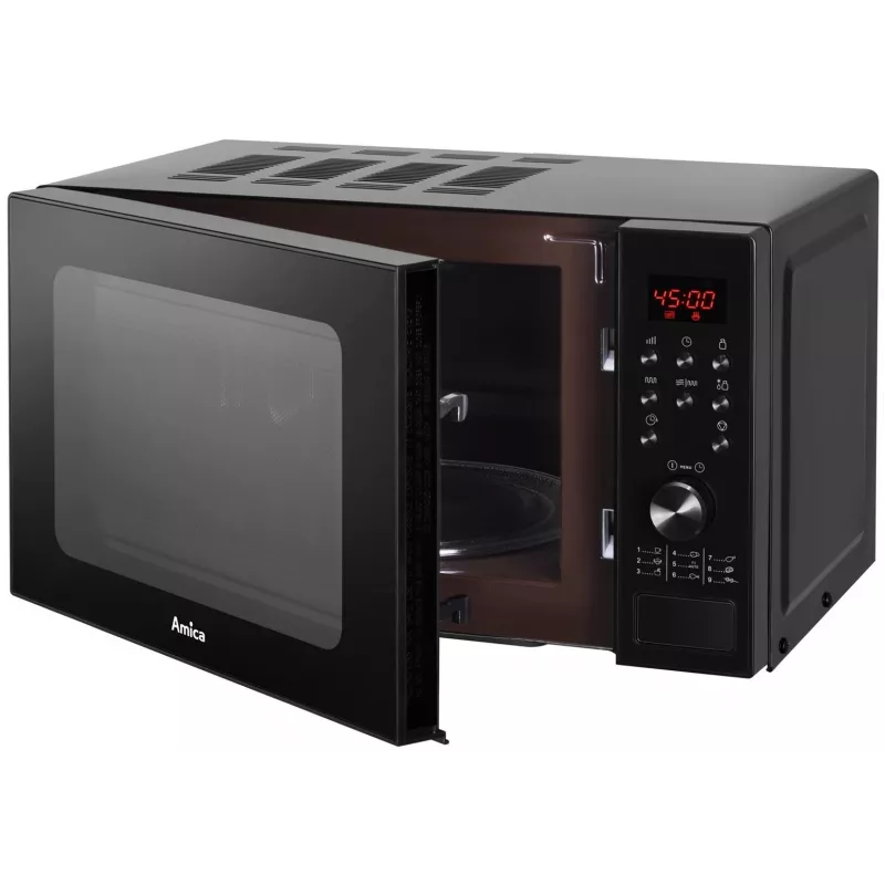 Amica AMGF20E1GB Mikrolaineahi Tasapinnaline Mikrolaineahi Grilliga 20 L 700 W Must