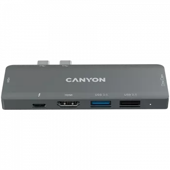 Canyon DS-5 USB 2.0 USB-C hall SD-kaardilugeja 60 Hz