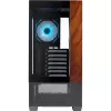 Cooler Master Elite 690 PC-korpus, Midi-Torn, ATX, Karastatud klaas - 4x ARGB-ventilaator, puit, must