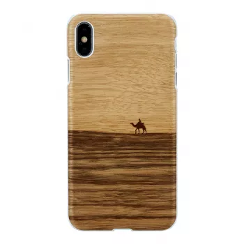 Nutitelefoni ümbris man and wood iPhone XS Maxile — terra white