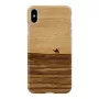 Nutitelefoni ümbris man and wood iPhone XS Maxile — terra white
