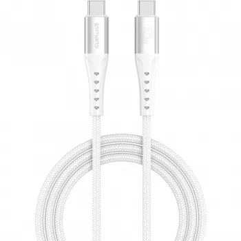 USB-kaabel 4smarts 541452 1,5 m USB-C valge 0,48 Gbit/s