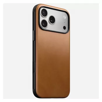 Mobiiltelefoni ümbris Nomad Modern Leather Case Cover iPhone 17 Pro Max, 17,5 cm (6,9 tolli), Tan, nahk + PC/TPU