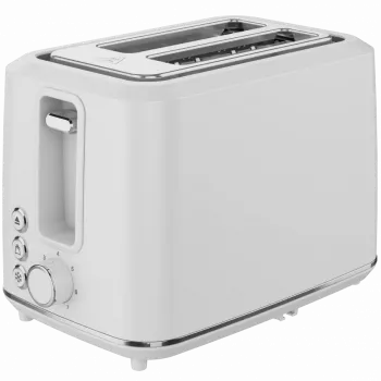 Elektriline röster, valge, 220-240V, 50-60Hz, 920-1080W, 2 pilu, 3 režiimi, 7 pruunistustaset