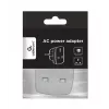 Gembird Cablexpert a-AC-UKEU-001 - Toiteadapter - Toiteadapter (S) toiteadapteriks (W) - Valge - Ühendkuningriik, Euroopa (a-AC-UKEU-001)