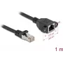 Võrgukaabel DeLOCK 90775 Must 1m Cat6a S/FTP RJ-45