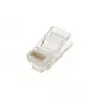 RJ45-pistik Extralink CAT5E UTP 8P8C läbipaistev isane/emane