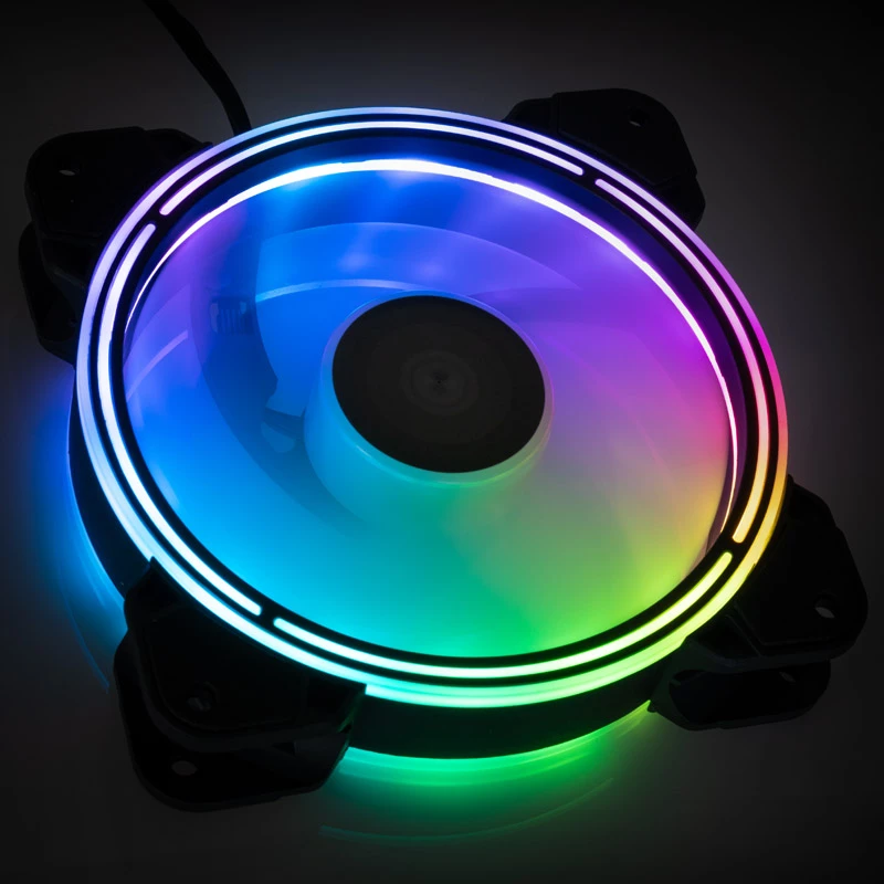 XSPC 120mm ARGB PWM Case Fan, RGB Series 2, 120 mm