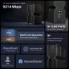 TP-Link Archer BE9300 kolmeribaline Wi-Fi 7 ruuter, Wi-Fi 7 (802.11be), kolmeribaline (2.4 GHz / 5 GHz / 6 GHz), Ethernet LAN, must, lauapealne ruuter
