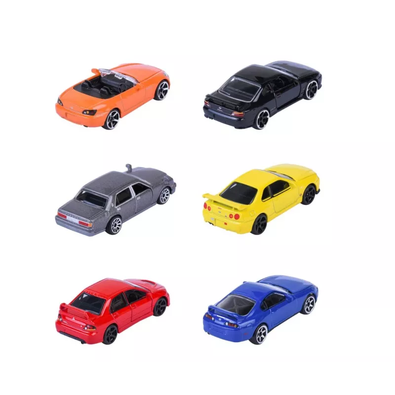 Mänguautokomplekt Majorette Japan Legends Premium sortiment, 6 sõidukit, mudel 8502100000