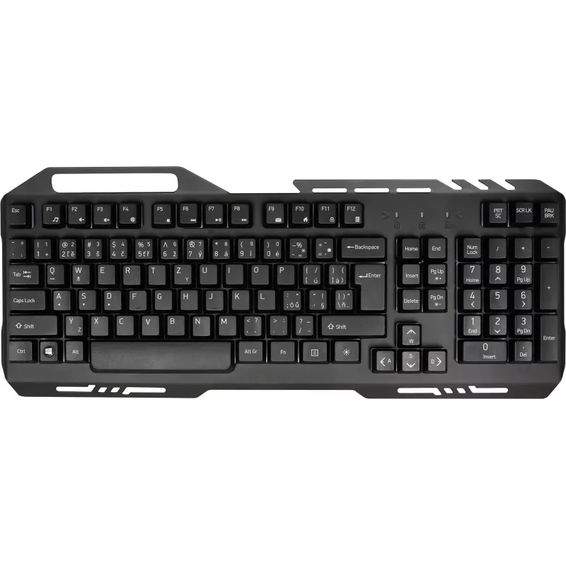 Klaviatuur YKB 3200 SHADOW metal, LED
