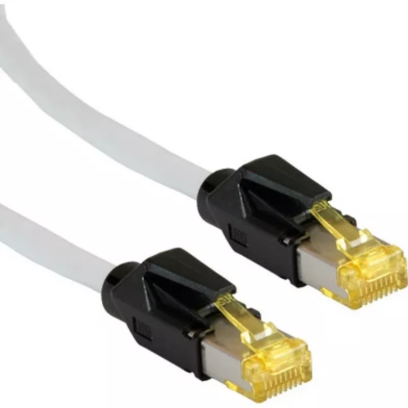 Draka UC900 - patch-kaabel - RJ-45 (M) - kuni - RJ-45 (M) - 3 m - SFTP, PiMF - CAT 6a - halogeenivaba - kollane (21.05.9532)