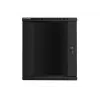 Lanberg seinakinnitusega paigaldusrack-kapp 19'' 15U 600x600mm must (klaasuks)
