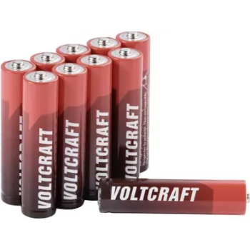 VOLTCRAFT Industrial LR03 Micro (AAA)-patarei leelis-mangaan 1350 mAh 1,5 V 10 tk (VC-14066390)
