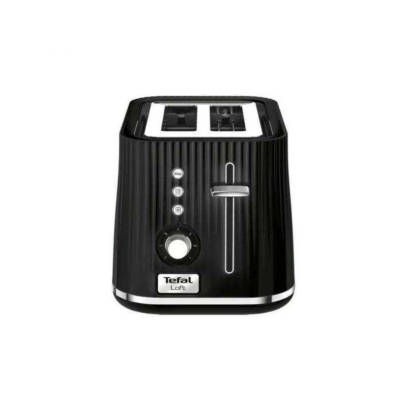 Röster Tefal Loft 2S TT761838 — 2-viiluline, 7 pruunistusastet, sulatus-/taassoendusfunktsioon, eemaldatav purualus, must