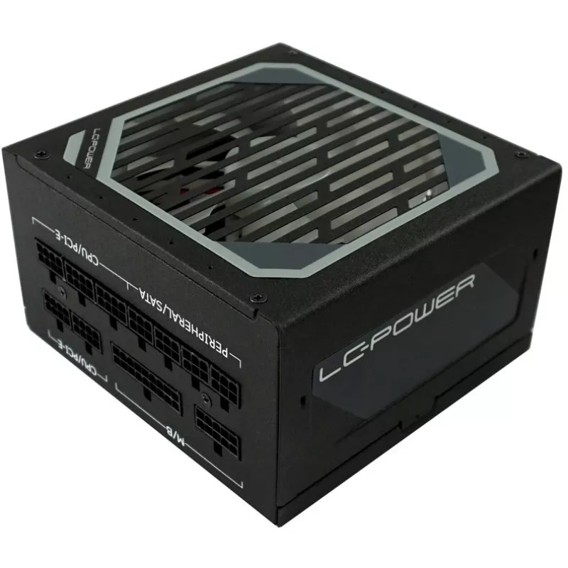 LC Power Super Silent Modular Series LC6550M V2,31 - toiteplokk (sisemine) - ATX12V 2,3 - EPS12V - 80 PLUS Gold - AC 110-240 V - 550 vatti - aktiivne PFC - haamriga must (L