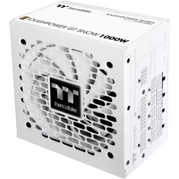 Toiteplokk PSU THERMALTAKE Toughpower GT Snow 1000W ATX 24-pin, 80 PLUS Gold, valge, 120mm ventilaator