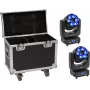 LED Beam Wash Flower Effect Set EUROLITE TMH-H240 2x (mudel 20000968)