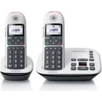 Motorola CD5011 nutitelefon helistaja ID must, valge