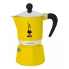Moka pot Bialetti Rainbow must kollane