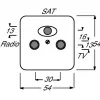 Busch-jaeger 2CKA001724A1747 Antenn valge