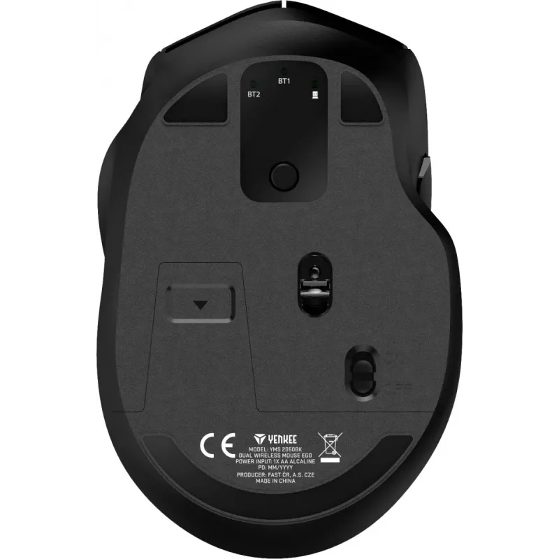 Juhtmevaba hiir YMS 2050BK EGO Optic 1600DPI DUAL WL+B