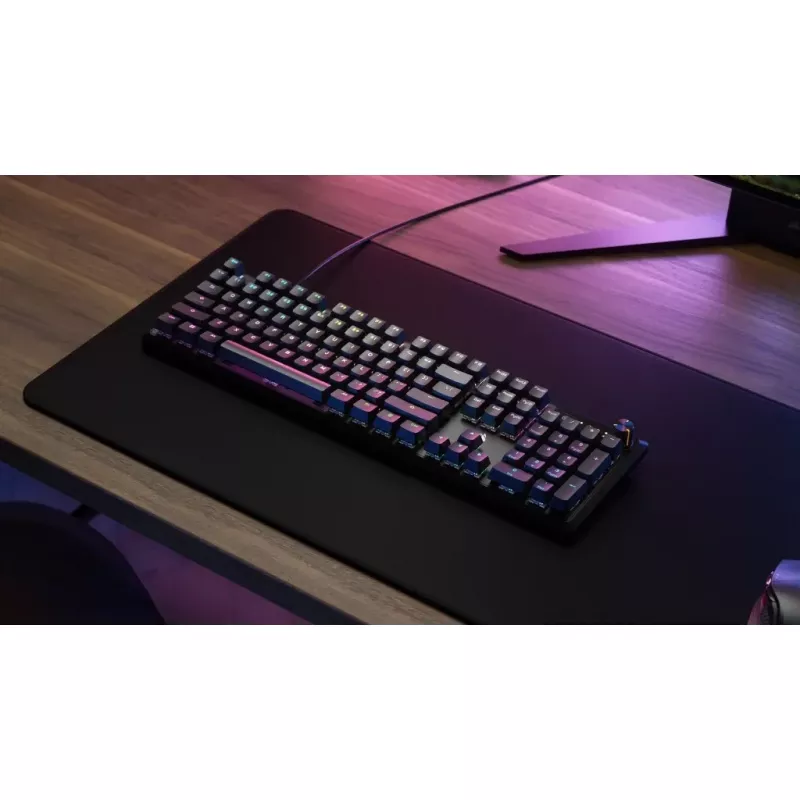 Corsair K70 mänguklaviatuur, USB, must, mehaaniline, täissuuruses, 104 klahvi