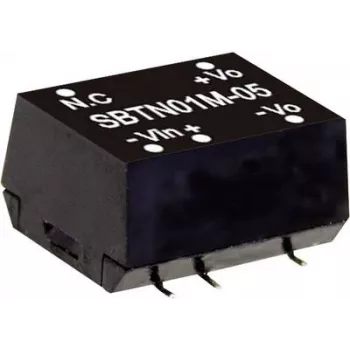 Toiteadapter MEAN WELL SBTN01L-05 1 W Sisend 4,5-5,5 V Väljund 5 V