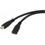 Renkforce USB-kaabel USB 3.2 Gen1 USB-C® pistik, USB-C® pesa 1,00 m Must RF-5720414 (RF-5720414)