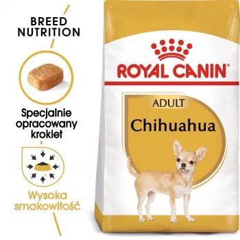 Kuiv koeratoit Royal Canin Chihuahua Adult 1.5 kg — kana, 28% valku, väga väikese tõu koertele