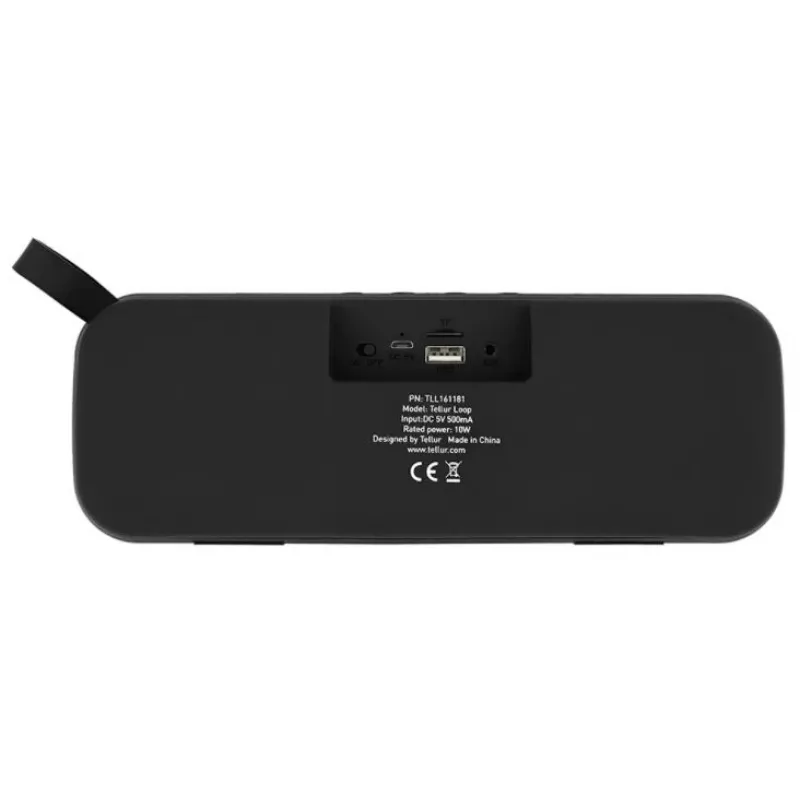 Kaasaskantav kõlar Tellur Bluetooth Speaker Loop 10W must
