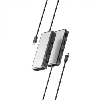 ALOGIC Fusion Pro AXIS USB-C kahe ekraaniga dokk juhtmega USB 3.2 Gen 1 100W toiteedastus