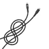 USB USB-C to USB-C andmekaabel Tellur TLL155471, 1 m, 3 A, 60 W PD, nailonpunutud, must