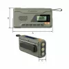 Kaasaskantav FM-raadio MANTA RDI401G päikesepaneeli, dünamovända, 4000–4500 mAh aku, 5 V USB väljundi, 3 W ja taskulambiga
