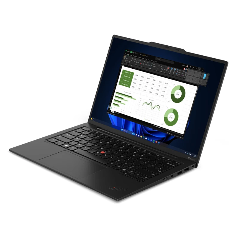 Lenovo ThinkPad X1 Carbon Gen 12 Core™ Ultra 7 155U 512GB SSD 32GB 14 WUXGA (1920x1200) IPS WIN11 Pro IR Webcam ECLIPSE Must Backlit klaviatuur FP Reader 1 YW