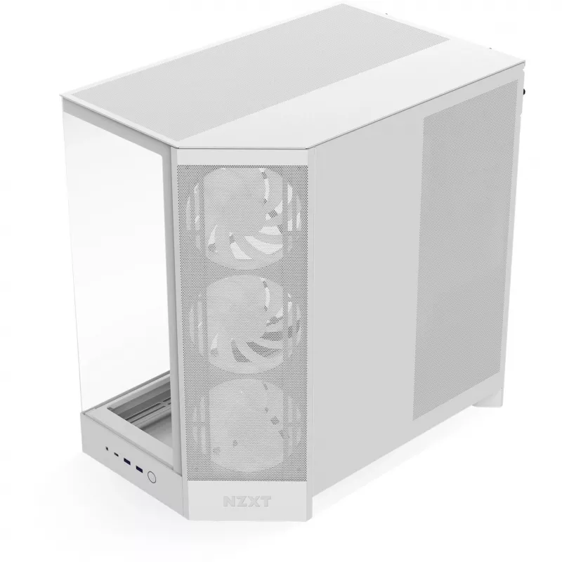 PC korpus NZXT H9 Flow RGB Midi Tower valge