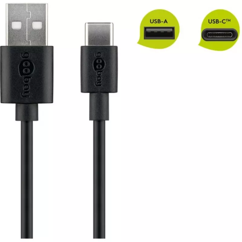 Goobay 45735 USB-kaabel must