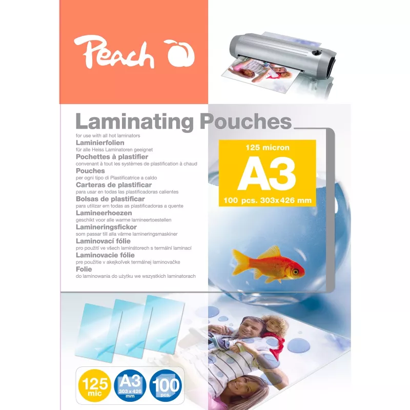 Peach PP525-01 lamineerimistasku 100 tk