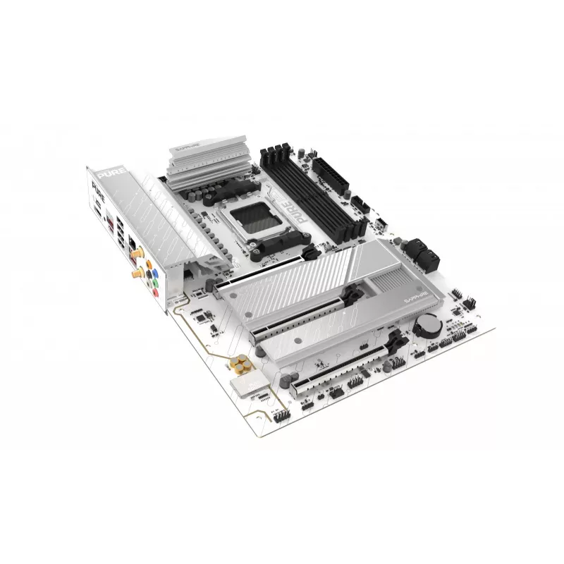 Emaplaat Sapphire PURE B850A WIFI7 ATX — B850 kiibistik, Wi‑Fi 7, DDR4 tugi