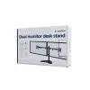 Gembird MS-D2ST-02 monitori laualaud (pööratav, kallutatav, pöörlev), 13”-32”, must