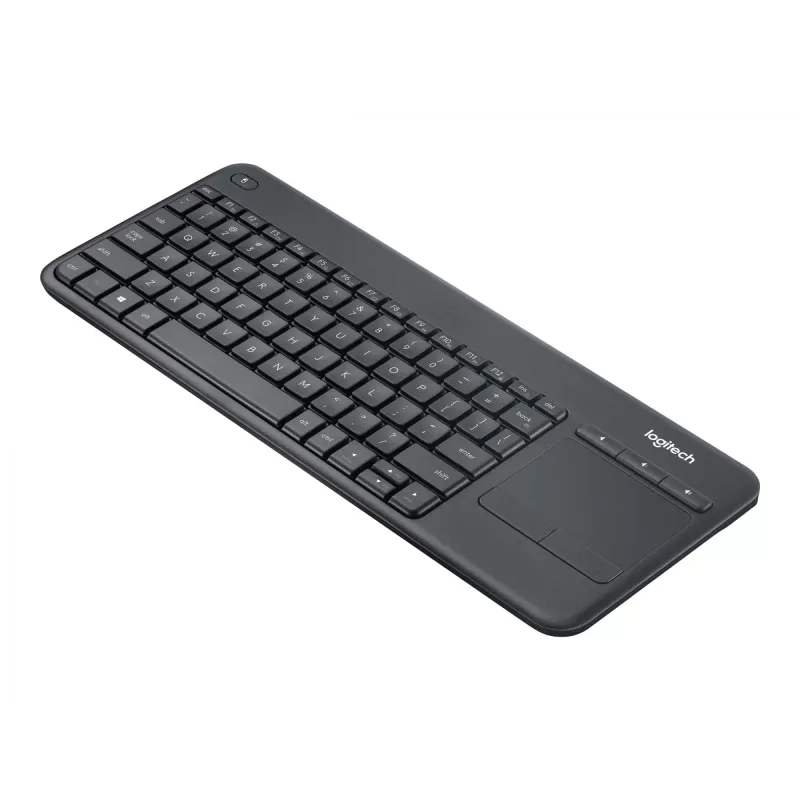 Logitech Wireless Touch Keyboard K400 Plus - klaviatuur - juhtmevaba - 2,4 GHz - tšehhi - must