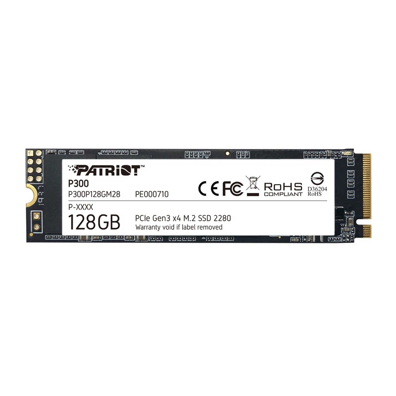 Patriot Memory P300P128GM28 Sisemine pooljuhtketas M.2 128 GB PCI Express NVMe
