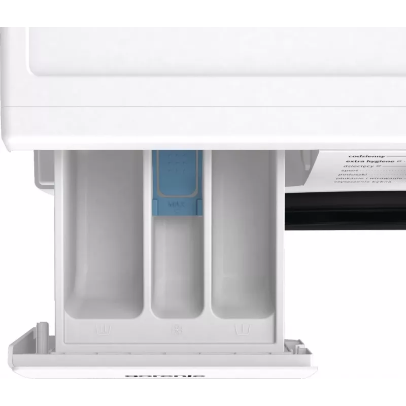 Eraldiseisev pesumasin Gorenje W3NGPI72SBS, 7 kg, 1200 p/min, inverter-mootor, aur, 15 programmi, valge