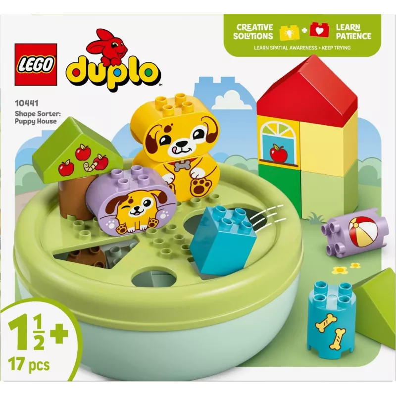 Konstruktsioonimänguasi LEGO DUPLO Shape Sorter Puppy House 10441, 17 osa, vanusele 1½–5 aastat