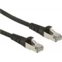Roline - paikakaabel - RJ-45 (M) pistik RJ-45 (M) - 1,5 m - SFTP - CAT 6a - must