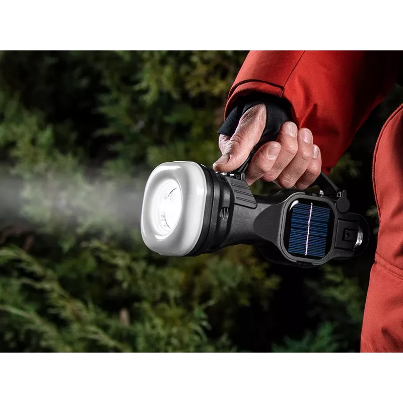 Taskulamp TRACER Camping Torch 47140 päikeseenergial laetav, veekindel