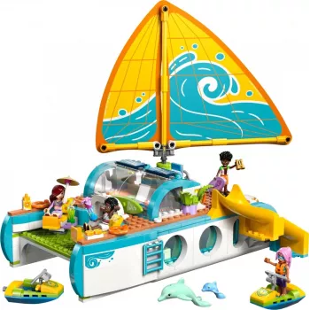 LEGO Friends mängukomplekt Reisikaatri seiklus 42664 — 685 detaili, 4 mininukku, vanusele 8+, 260×190×320 mm