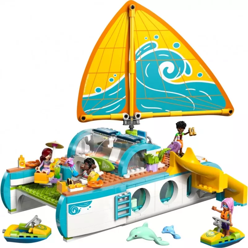 LEGO Friends mängukomplekt Reisikaatri seiklus 42664 — 685 detaili, 4 mininukku, vanusele 8+, 260×190×320 mm