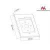 Maclean MC-676 Turvakest iPad 2/3/4/Air/Air2 jaoks, kaitseb varguse eest, käepide